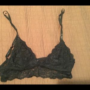 Black Lace Bra Anemone size M/L